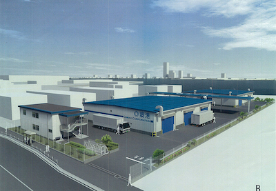 The Completion image at Yokohama Chemicals Center Warehouse 2.