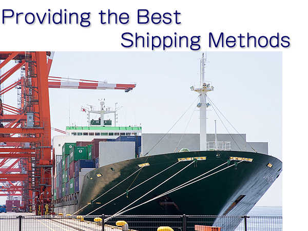 Providing the Best Shipping Methods
